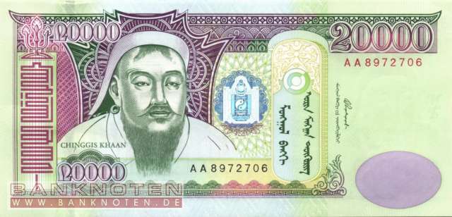 Mongolia - 20.000  Tugrik (#070_UNC)