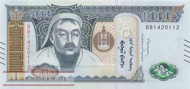 Mongolia - 1.000  Tugrik (#075b_UNC)