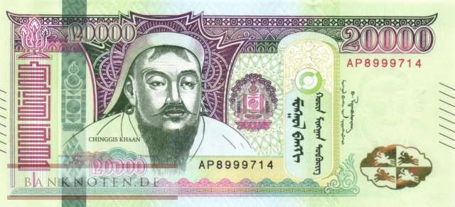 Mongolei - 20.000  Tugrik (#078b_UNC)