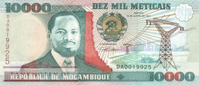 Mozambique - 10.000  Meticais (#137_UNC)
