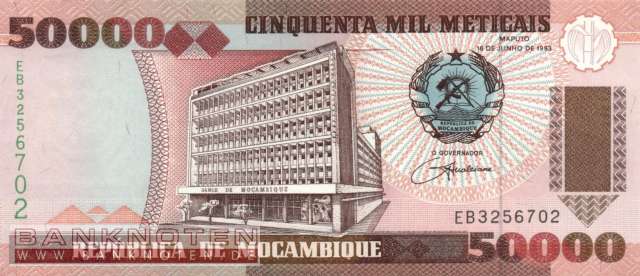 Mozambique - 50.000  Meticais (#138_UNC)