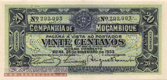 Mozambique - 20  Centavos (#R029_UNC)