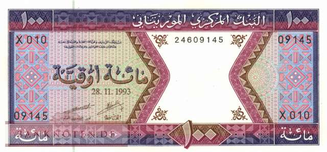 Mauritania - 100  Ouguiya (#004f_UNC)