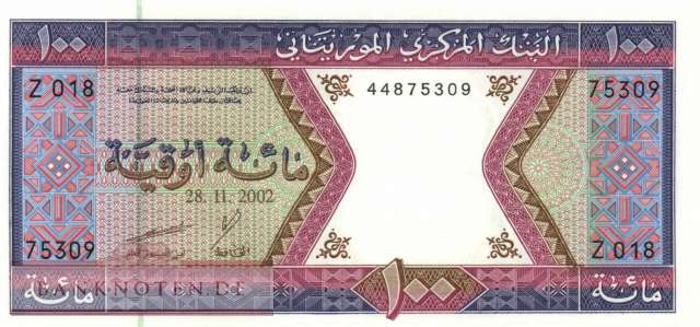 Mauritania - 100  Ouguiya (#004k_UNC)