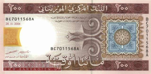 Mauritania - 200  Ouguiya (#011b_UNC)