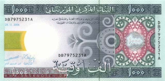Mauritania - 1.000  Ouguiya (#013a_UNC)