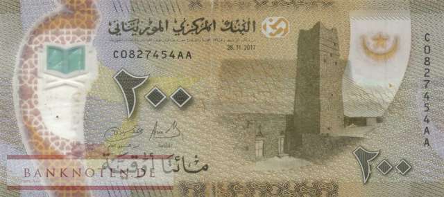 Mauretanien - 200  Ouguiya (#024a_VF)