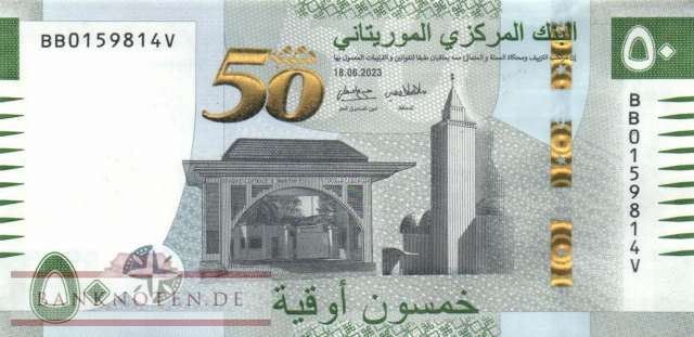 Mauritania - 50  Ouguiya - commemorative (#028a-2-BB_UNC)