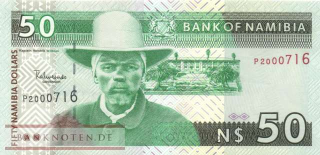 Namibia - 50  Namibia Dollars (#007a_UNC)