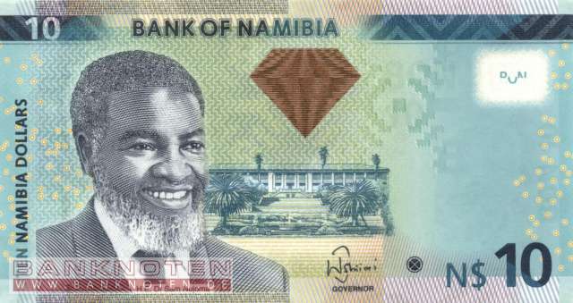 Namibia - 10  Namibia Dollars (#011a_UNC)