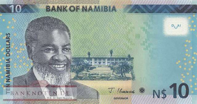 Namibia - 10  Namibia Dollars (#016c_UNC)