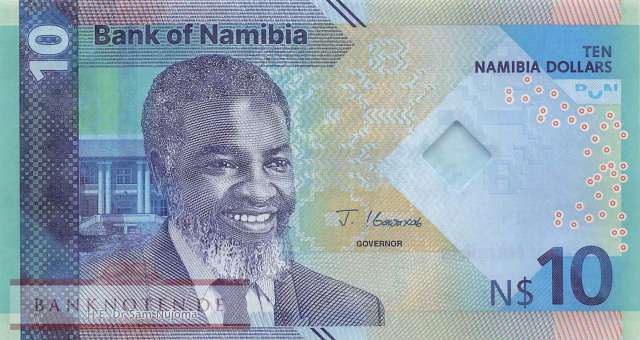 Namibia - 10  Namibia Dollars (#020a_UNC)