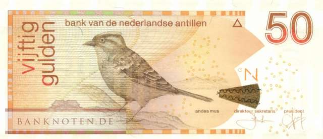 Niederländische Antillen - 50  Gulden (#030h_UNC)