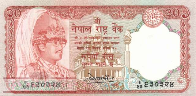Nepal - 20  Rupees (#038a-1_UNC)