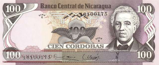 Nicaragua - 100  Cordobas (#137_UNC)