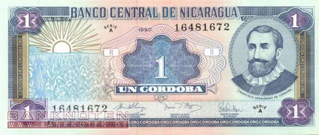 Nicaragua - 1 Cordoba (#173-U1_UNC)