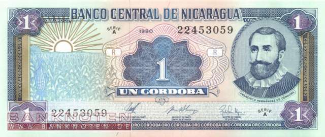 Nicaragua - 1 Cordoba (#173-U2_UNC)
