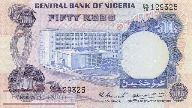 Nigeria - 50  Kobo (#014d_UNC)
