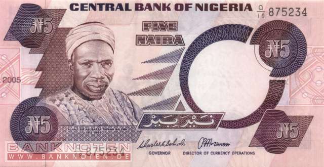Nigeria - 5  Naira (#024i_UNC)