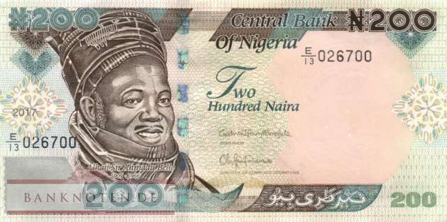 Nigeria - 200  Naira (#029q_UNC)