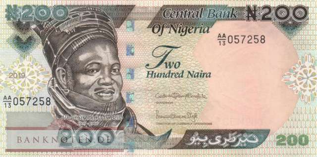 Nigeria - 200  Naira (#029s_UNC)