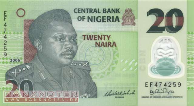 Nigeria - 20  Naira (#034a_UNC)