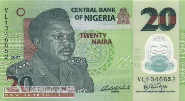 Nigeria - 20  Naira (#034b_UNC)