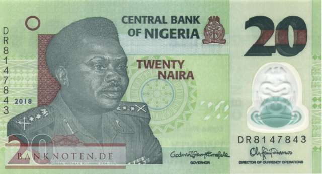 Nigeria - 20  Naira (#034n-1_UNC)