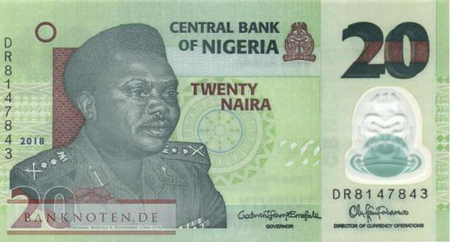 Nigeria - 20  Naira (#034n_UNC)