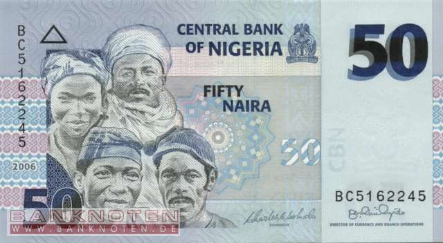Nigeria - 50  Naira (#035a_UNC)