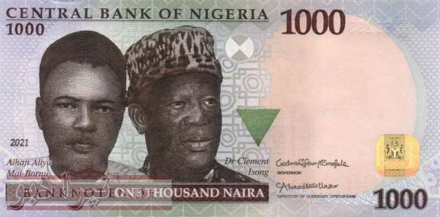 Nigeria - 1.000  Naira (#036s_UNC)