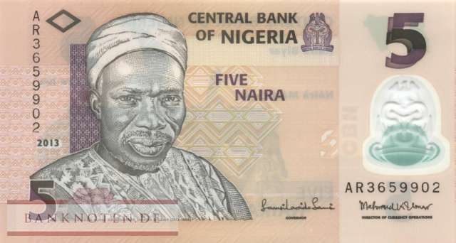 Nigeria - 5  Naira (#038d_UNC)