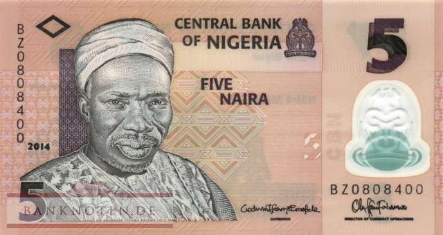 Nigeria - 5  Naira (#038e_UNC)