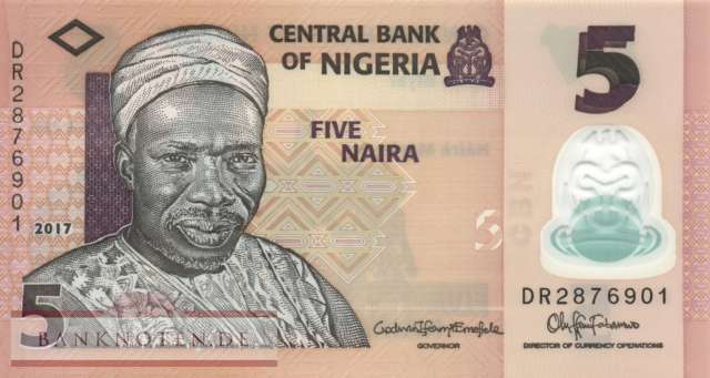 Nigeria - 5  Naira (#038h_UNC)