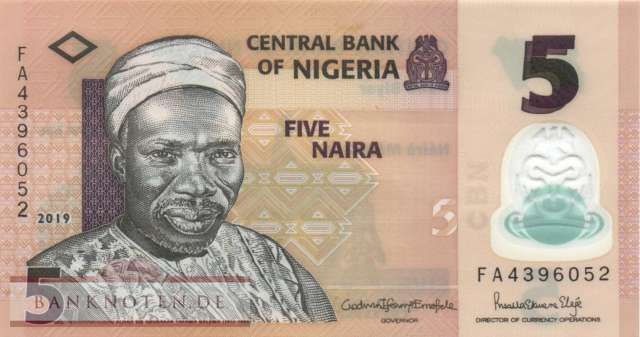 Nigeria - 5  Naira (#038j_UNC)