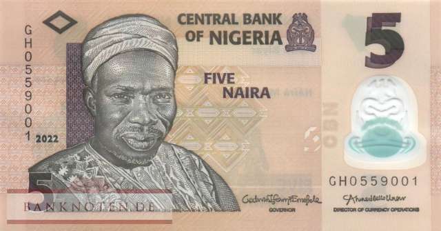 Nigeria - 5  Naira (#038m_UNC)