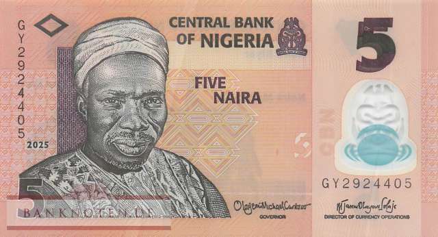 Nigeria - 5  Naira (#038p_XF)
