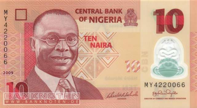 Nigeria - 10  Naira (#039a-1_UNC)