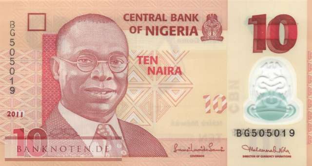 Nigeria - 10  Naira (#039c-6_UNC)