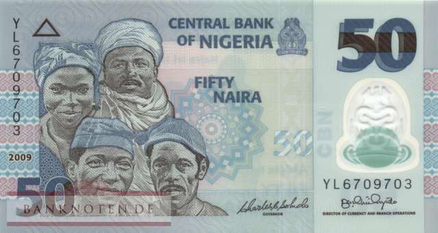 Nigeria - 50  Naira (#040a-1_UNC)