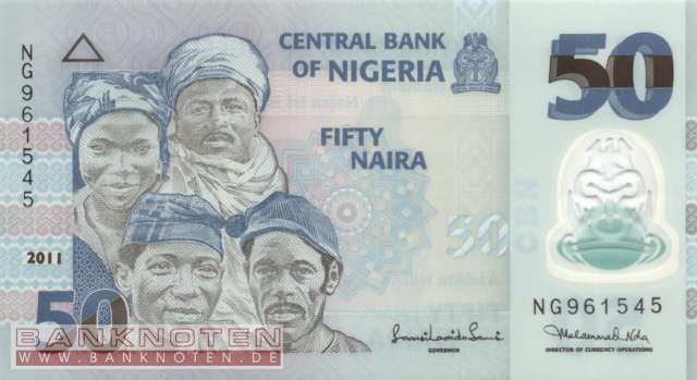 Nigeria - 50  Naira (#040c_UNC)