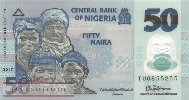 Nigeria - 50  Naira (#040g_UNC)