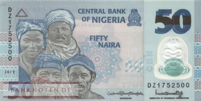 Nigeria - 50  Naira - Ersatzbanknote (#040iR_UNC)