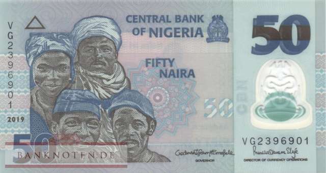 Nigeria - 50  Naira (#040i_UNC)
