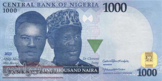 Nigeria - 1.000  Naira (#049b-1R_UNC)