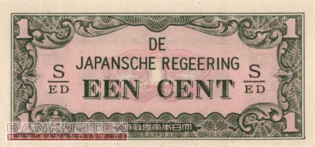 Netherlands Indies - 1  Cent (#119b_UNC)