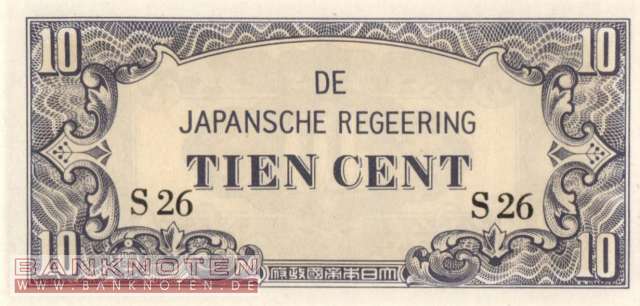 Niederländisch Indien - 10  Cents (#121a_UNC)