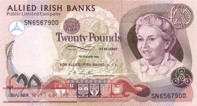 Northern Ireland - 20  Pounds (#008c_XF)