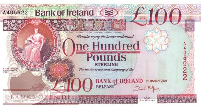 Nordirland - 100  Pounds (#082_UNC)