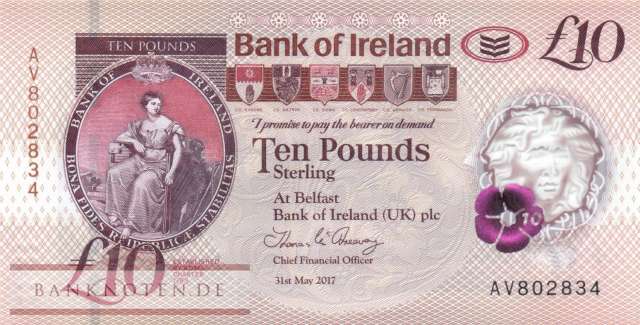 Nordirland - 10  Pounds (#091_UNC)